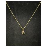 14KT Italy Gold Chain & 14KT Necklace Pendant