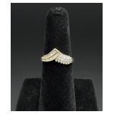 10K Diamond Ring - size 7-1/4