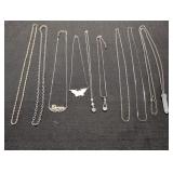 Gold & Silver Tone Necklaces some with Pendants