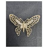 Sarah Coventry Madame Butterfly Gold Tone Brooch