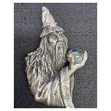 JJ Wizard Crystal Ball Brooch Pin