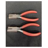 2pr Flat Nose Pliers design for Jewelry