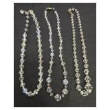 (3) Beaded Costume Necklaces