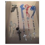 Variety of Rosaries w/ Crosses