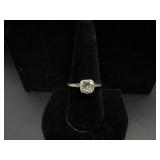 Sterling Solitaire Gemstone Ring