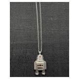 Avon Galactic Robot Necklace