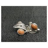 Espo Flex Sterling Sunstone Earrings