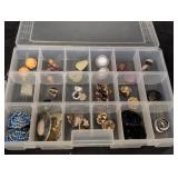 Clip-On & Twist-back Earings in plastic case
