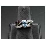 Patriotic 925 God Bless America Ring