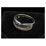 Patriotic 925 America the Beautiful Ring