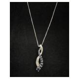 Marked 925 Sterling Necklace & Pendant