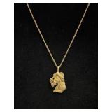 10K Black Hills Gold Koala Pendant w/ 14K Gold