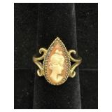 10K KGC Cameo Ring