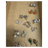 Variety of Costume Earrings