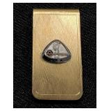 Gold-Tone AT&T Money Clip 2in long