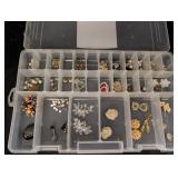 Clip-On & Twist-back Earings in plastic case