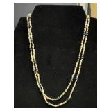 14K Double Strand Necklace