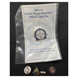 Grand Master Lapel Masonic Pin, Scout Pins