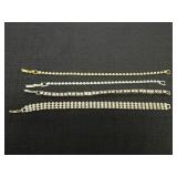 (4) Rhinestone Bracelets