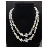 Double Strand Beaded Necklace