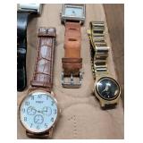 Variety of Watches, leather bands flex bands