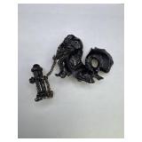 Vtg. Dog & a Fire Hydrant Brooch Pin