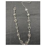Silver tone Zodiac Necklace
