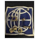 Epsilon Sigma Alpha Gold Filled Fraternal Pins