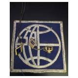 Epsilon Sigma Alpha Gold filled Pin & Necklace