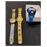 (3) Character Watches, Jurassic Park, Curious