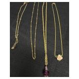 (4) Unmarked Necklaces