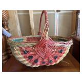 Watermelon button basket