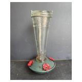 Glass Hummingbird Feeder