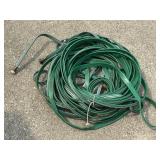 (3) flat sprinkler or soaker garden hose