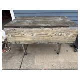 Antique drop leaf table