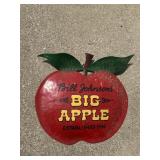 Cast iron Bill Johnson Big Apple Sign