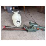 B & D 18in hedge trimmer & Round Up sprayer