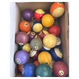 Vtg pool/billard balls