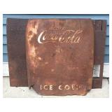 Vtg. Coca-Cola wet cooler chest parts