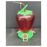 Plastic Strawberry Hummingbird Feeder