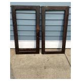 Primitive cabinet doors missing center