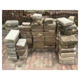 Variety of Concrete landscaping/edging blocks