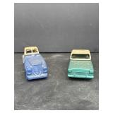 (2) Vtg Avon After Shave Decanters