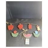 Wooden Fruit & Flower Cut Outs
