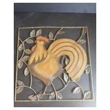 Farmhouse Rooster Metal Wall Decor