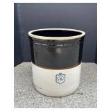 Nelson McCoy 4 gal two tone stoneware crock