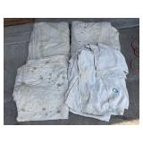 4 large canvas painters tarps