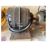 Delco electric motor w/attached grinding wheel