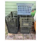 Misc plastic crates