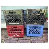4 milk crates